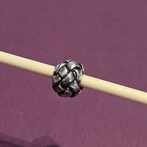 Trollbeads Retired Plait Sterling silver bead. Item # TAGBE-20005.